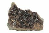 Deep-Red, Gemmy Hessonite Garnets with Clinochlore - Italy #248570-3